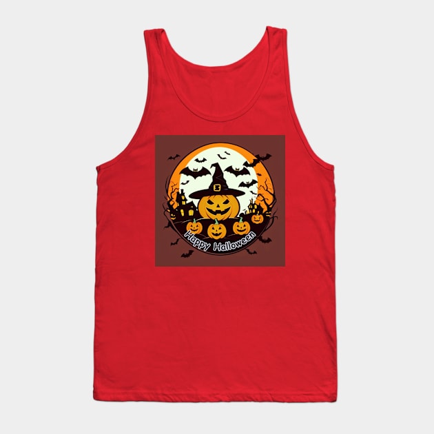 Halloween Night Tank Top by Forever2409